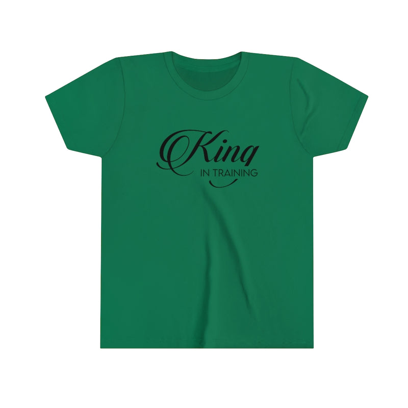 King In Training Youth Short Tee